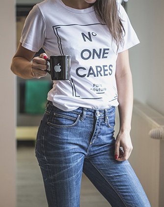 Graphic cotton tee